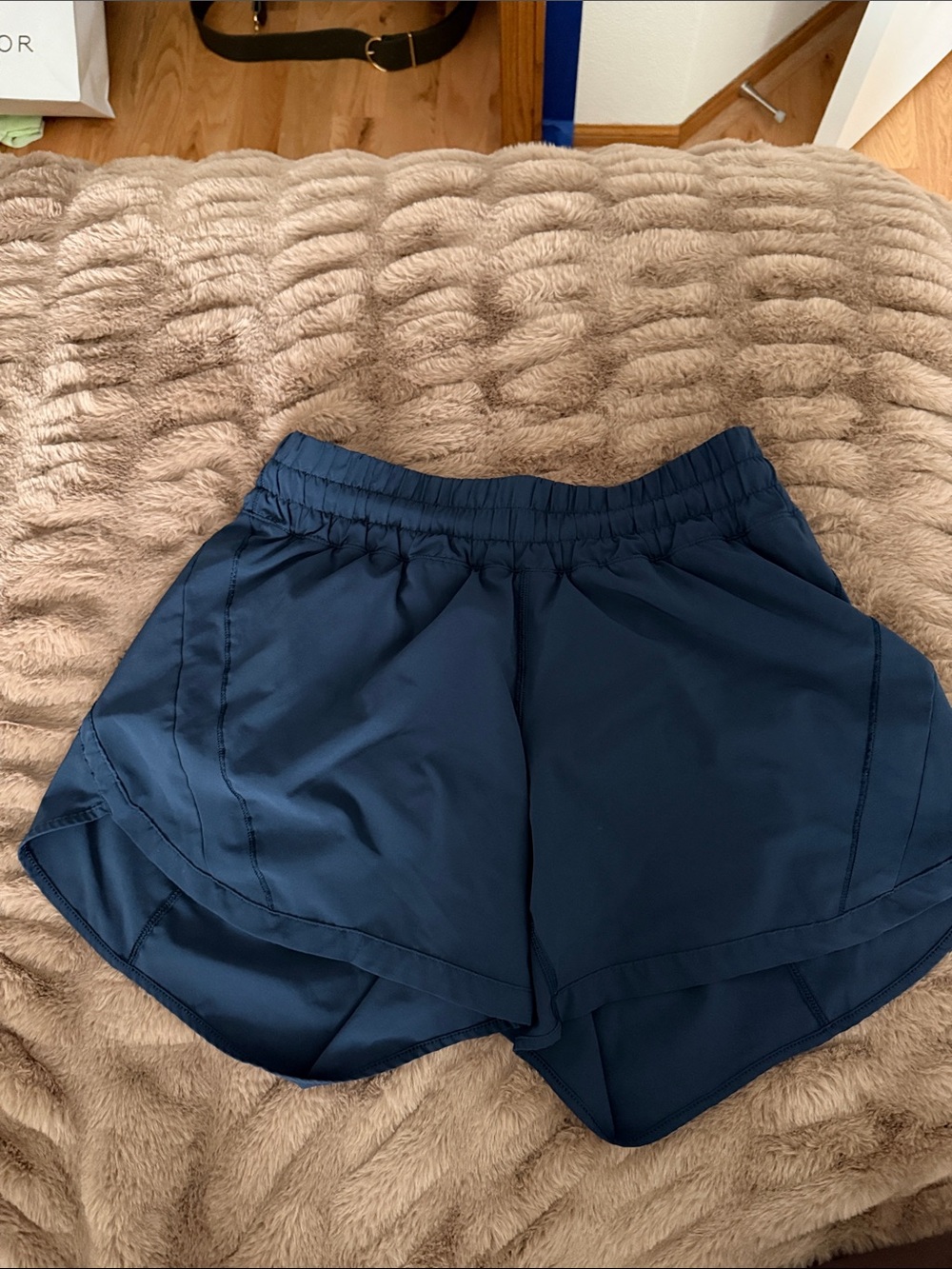 lululemon athletica Navy Running Shorts with Elastic Waist
